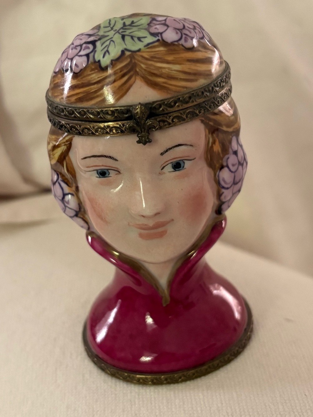 Limoges Hand Painted Trinket Box
